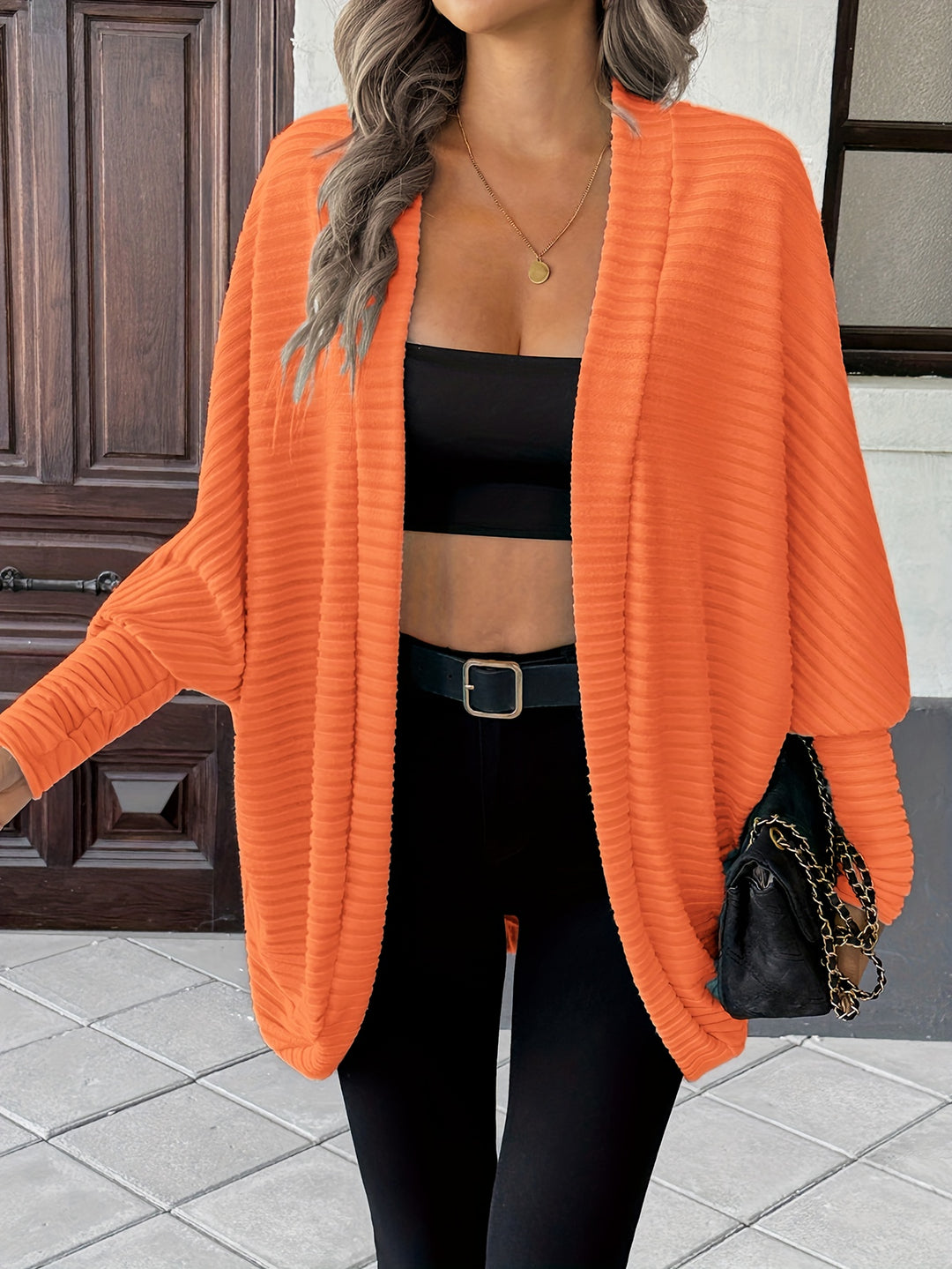Odette | Relaxed Open-Front Cardigan