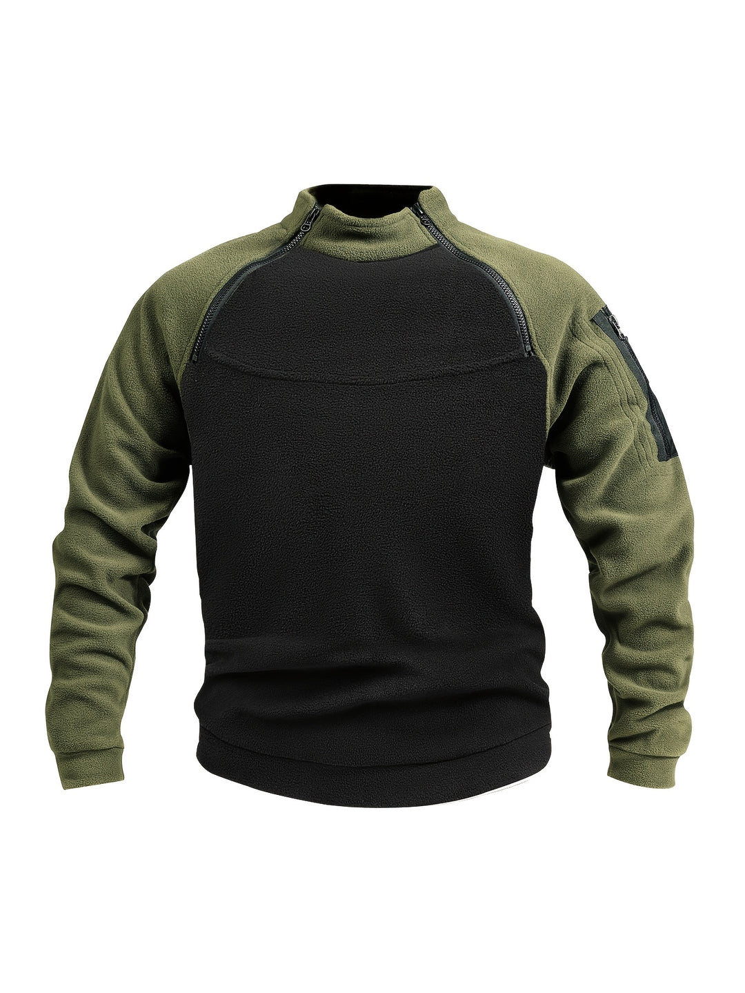 Nolan | Zip-Detail Mock-Neck Pullover