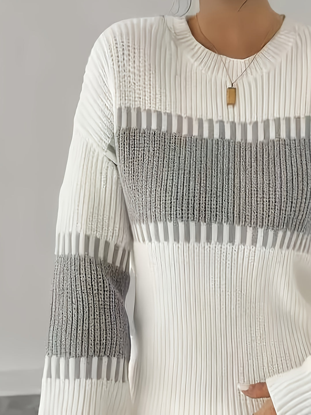 Adelaide | Colour-Block Striped Sweater