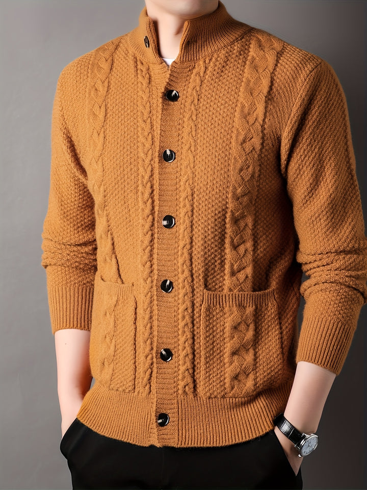 Sinclair | Textured Button-Front Cardigan