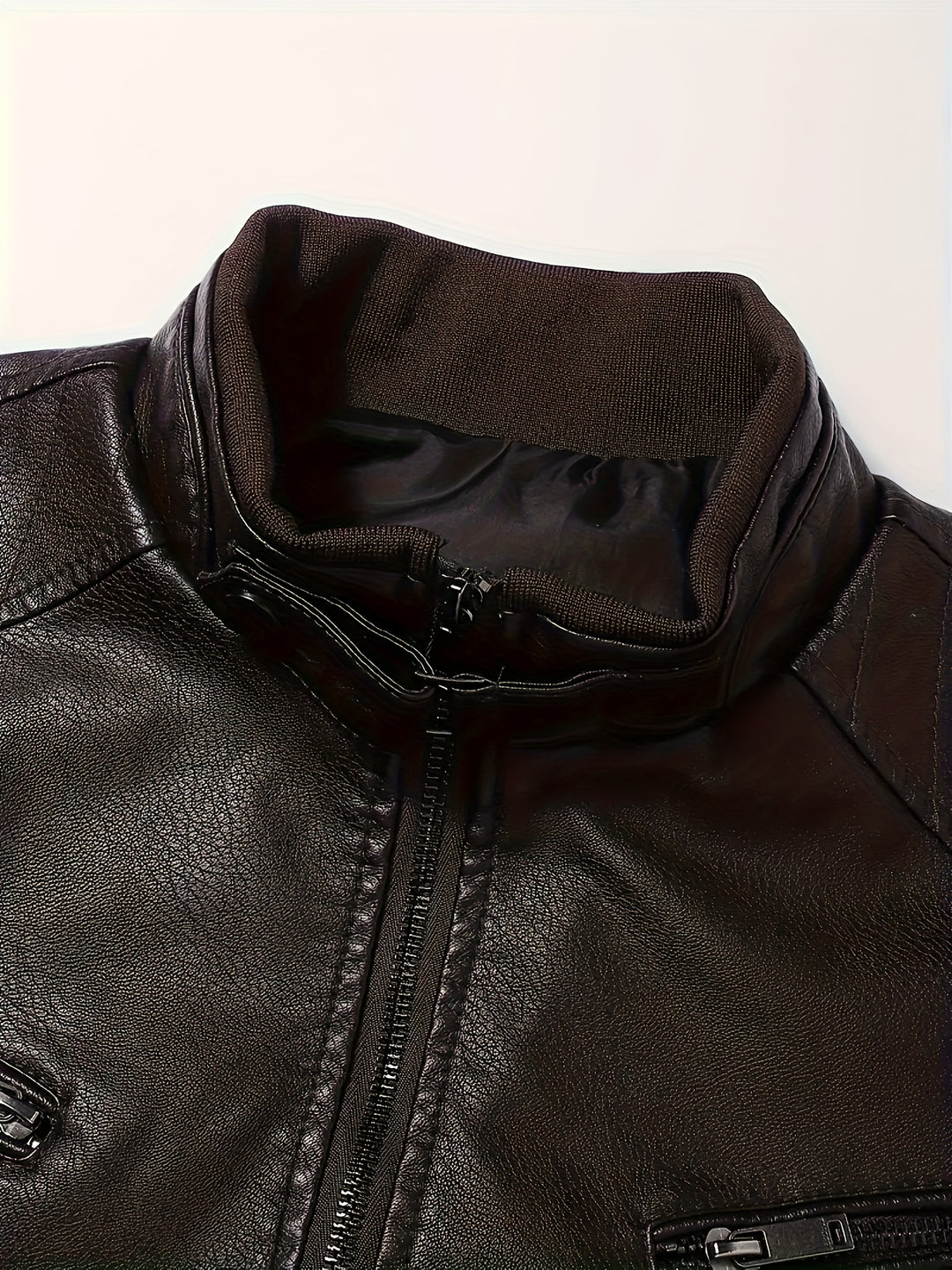 Tobias | Classic Stand-Collar Moto Jacket