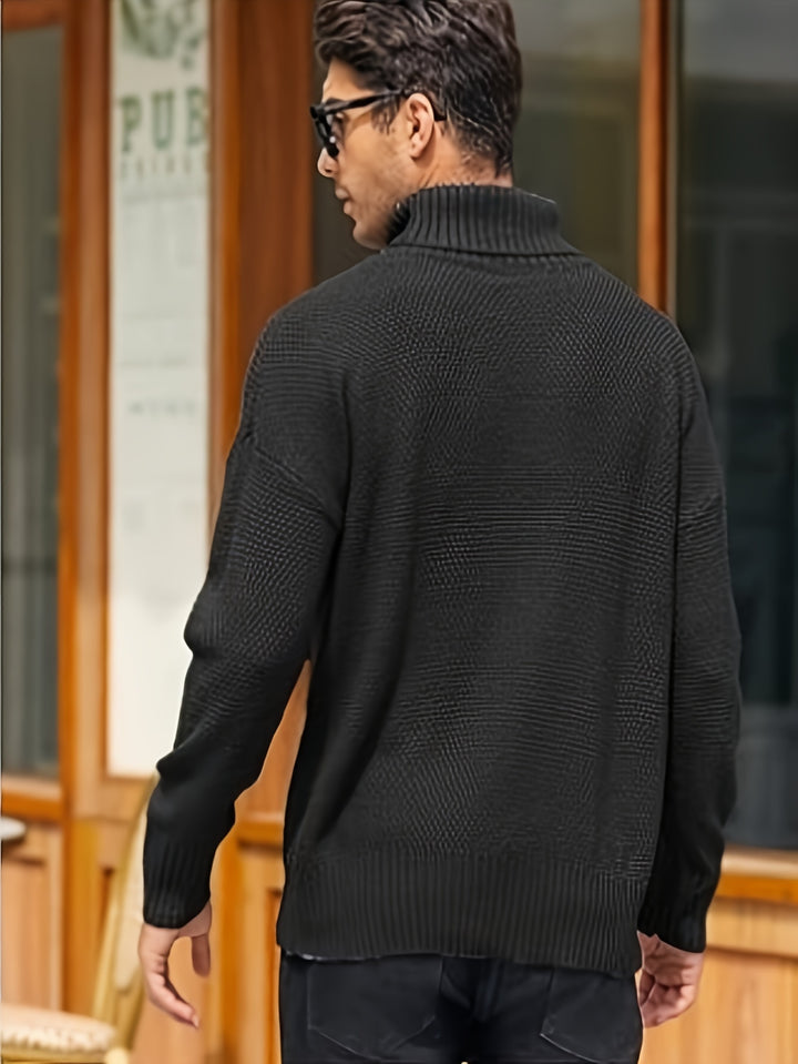 Ambrose | Classic Cable-Knit Turtleneck Sweater