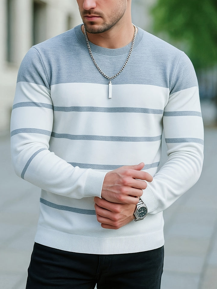 Percy | Classic Striped Crewneck Sweater