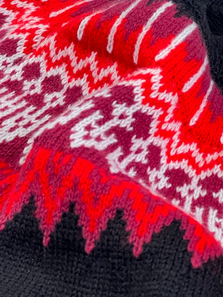 Brenna | Chunky Jacquard Round Neck Sweater