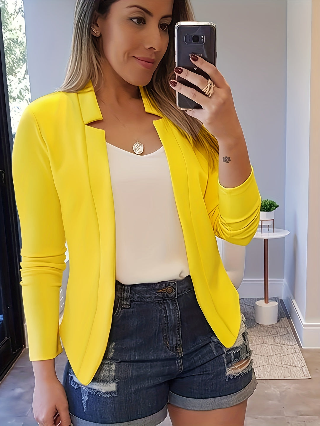 Kirsten | Open Front Tailored Jacket