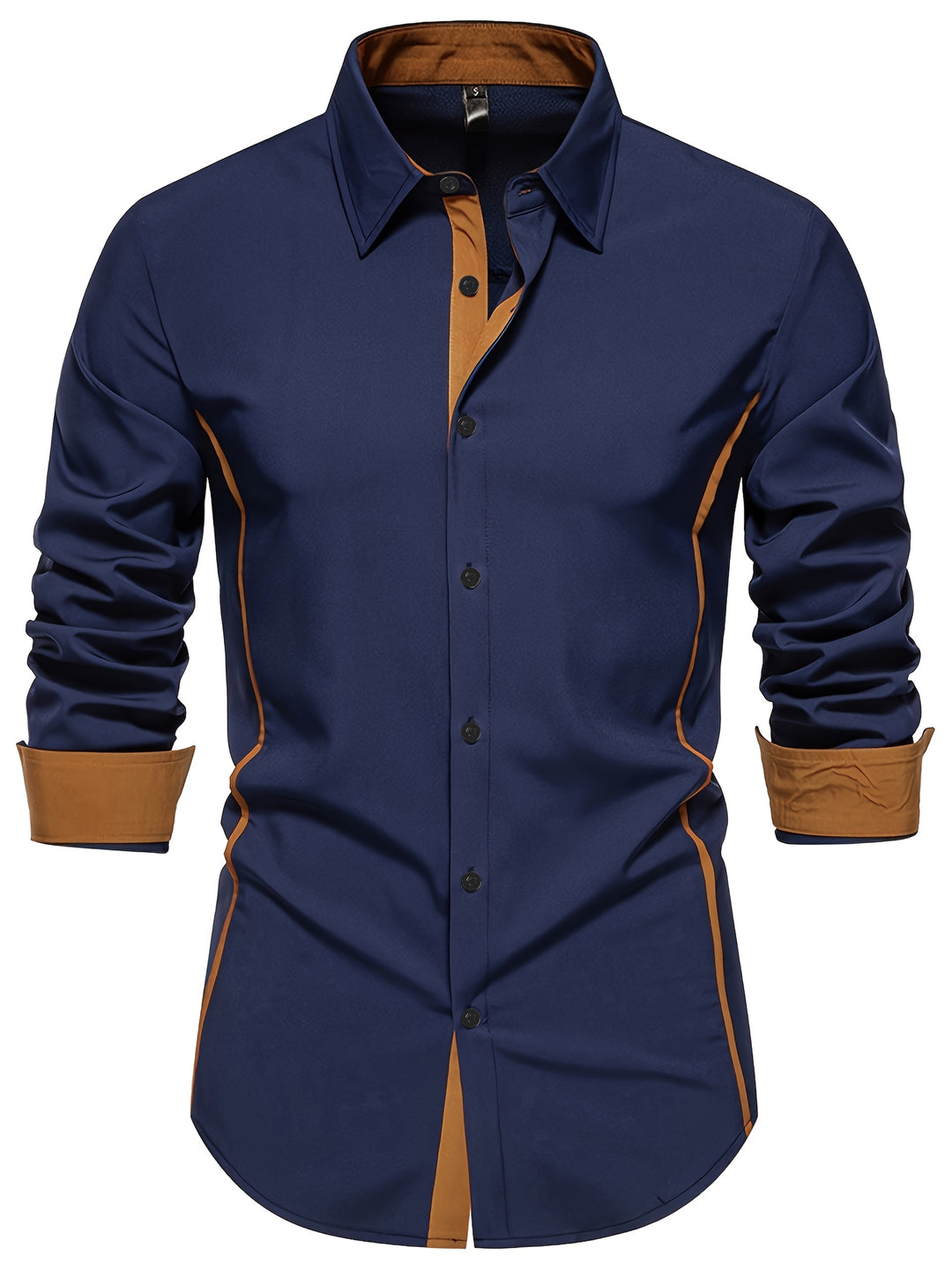 Graham | Contrast-Trim Slim Shirt