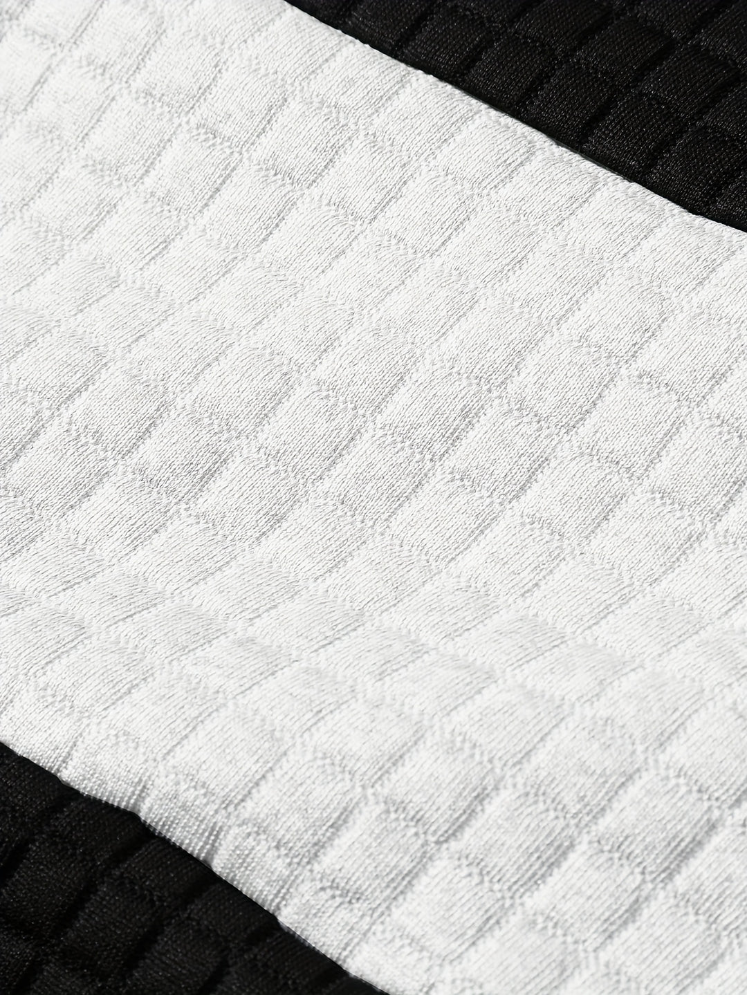 Hayes | Textured Colour-Block Hoodie