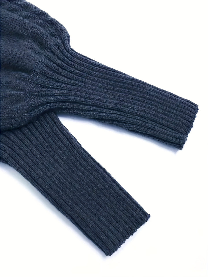 Eloise | Textured Half-Collar Sweater