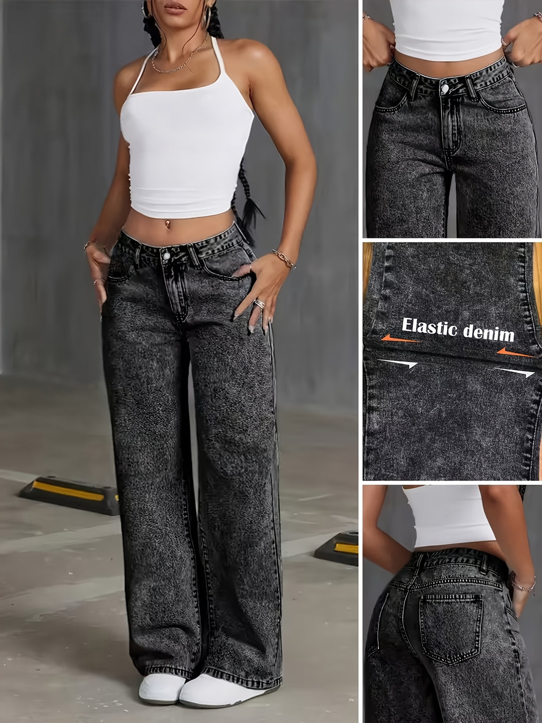 Tamsin | High-Waisted Wide-Leg Jeans