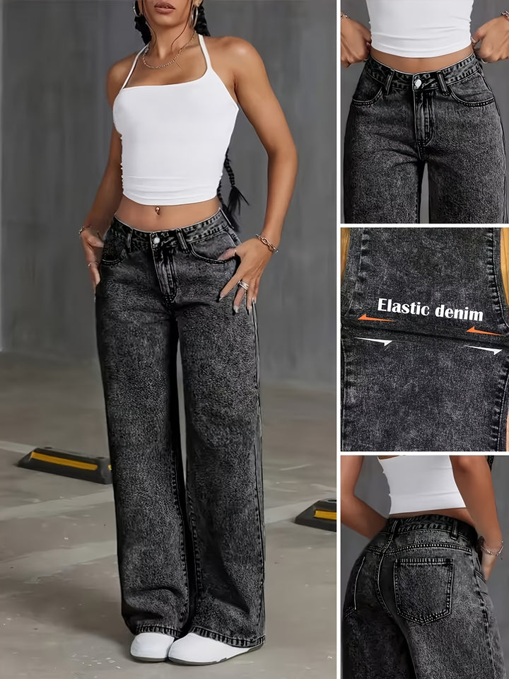 Tamsin | High-Waisted Wide-Leg Jeans