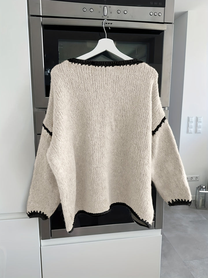 Willa | Relaxed Boat Neck Sweater