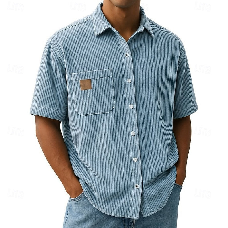 Declan | Textured Short Sleeve Shirt