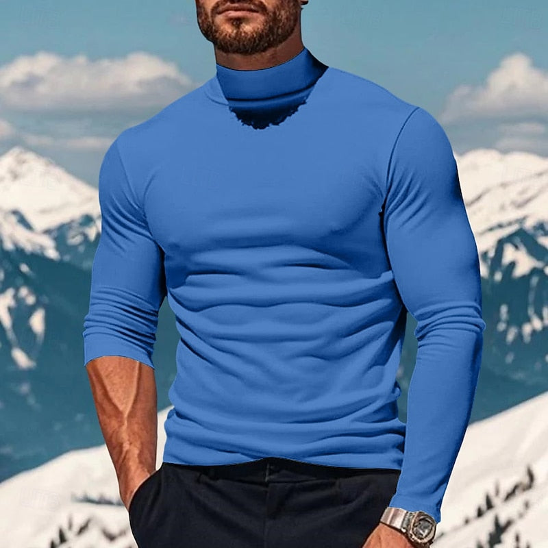 Barrett | Mock Neck Long Sleeve Top