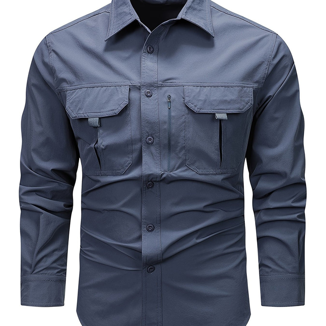 Duncan | Rugged Multi-Pocket Cargo Shirt