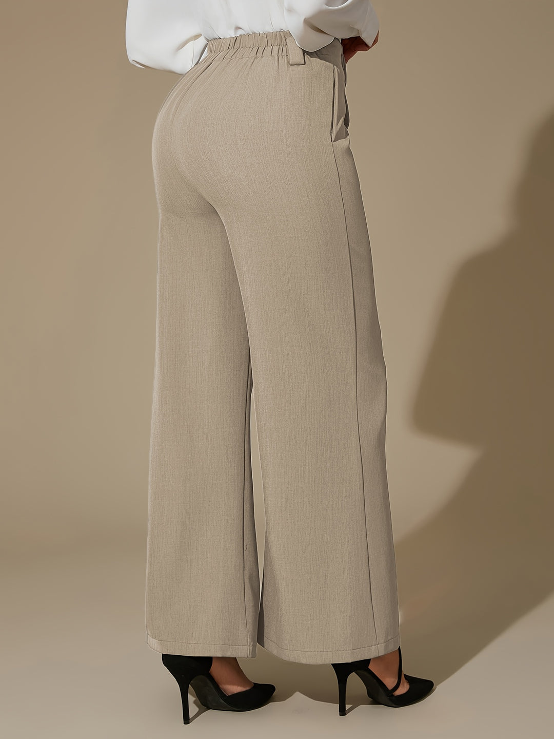 Lorraine | Wide-Leg Slit Trousers