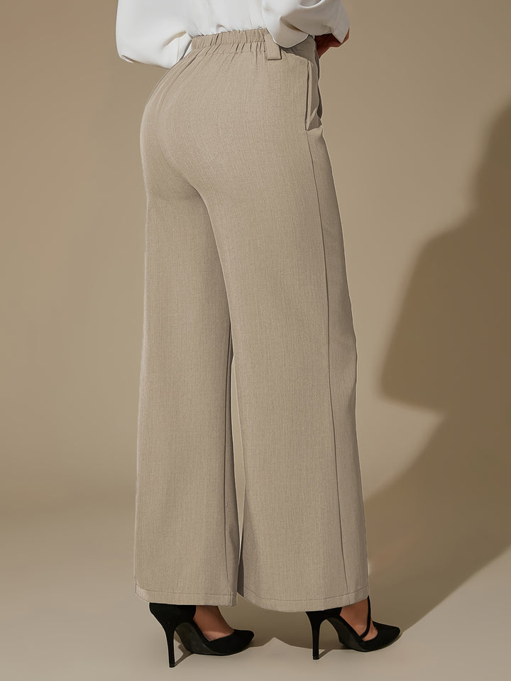Lorraine | Wide-Leg Slit Trousers