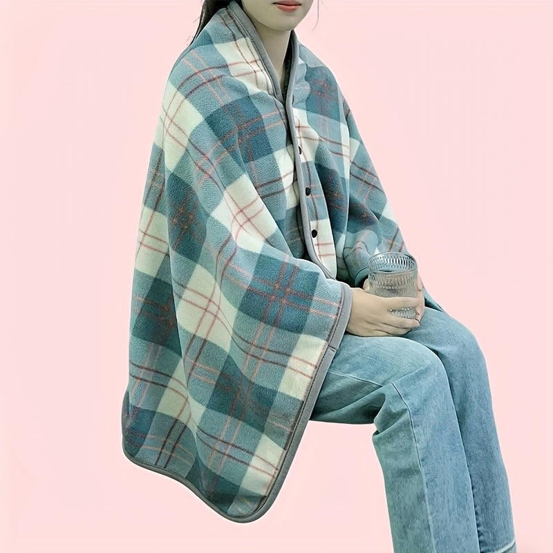 Linnea | Buttoned Wrap Shawl