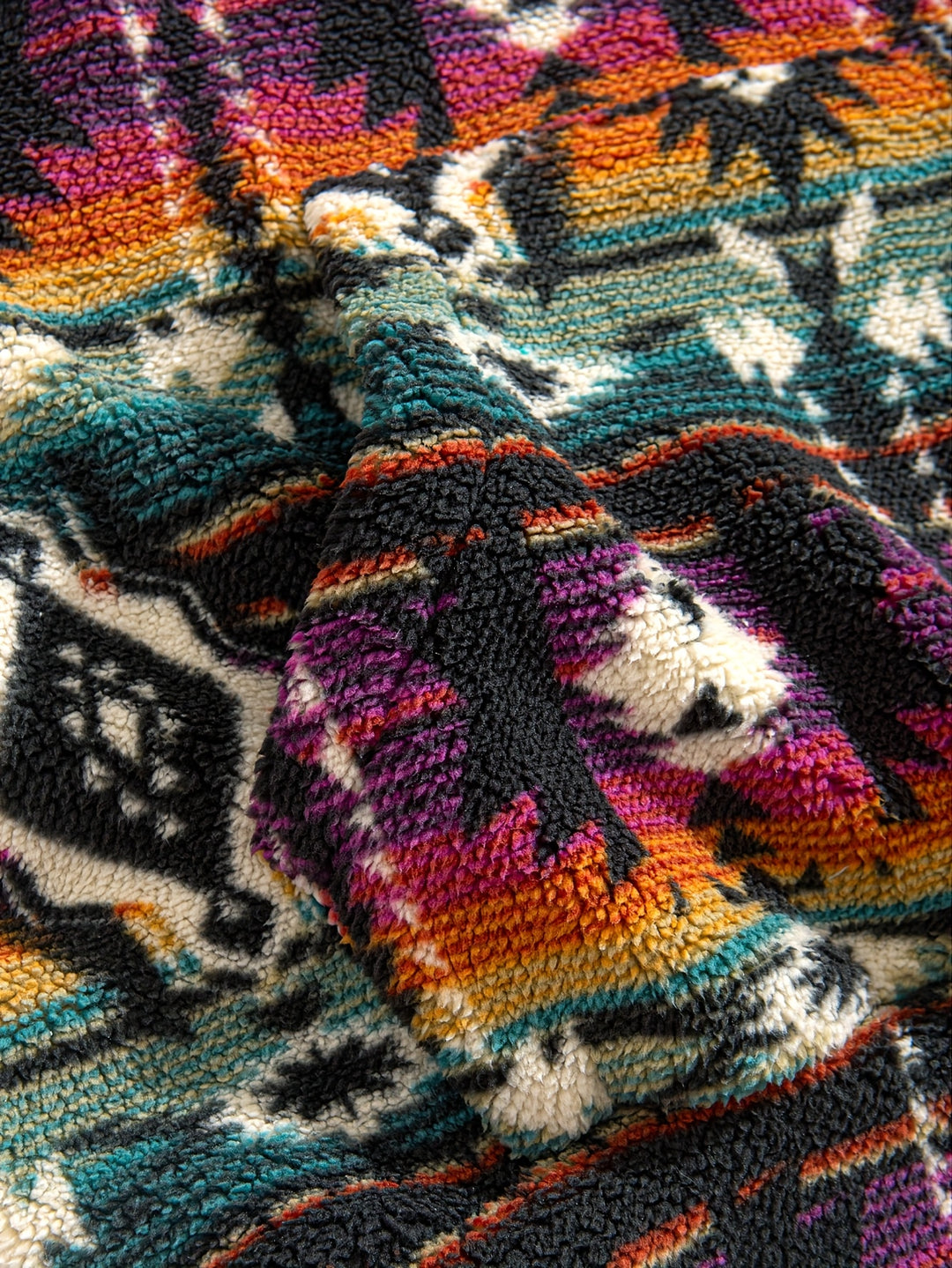Wesley | Patterned Plush Hoodie