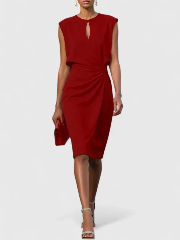 Delphina | Draped Elegance Dress