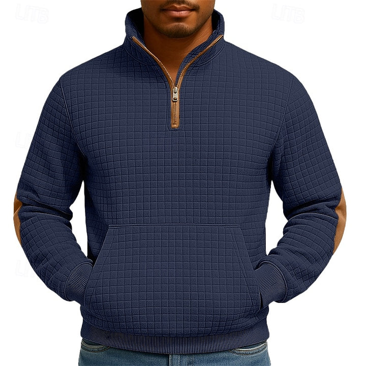 Dawson | Textured Quarter-Zip Pullover