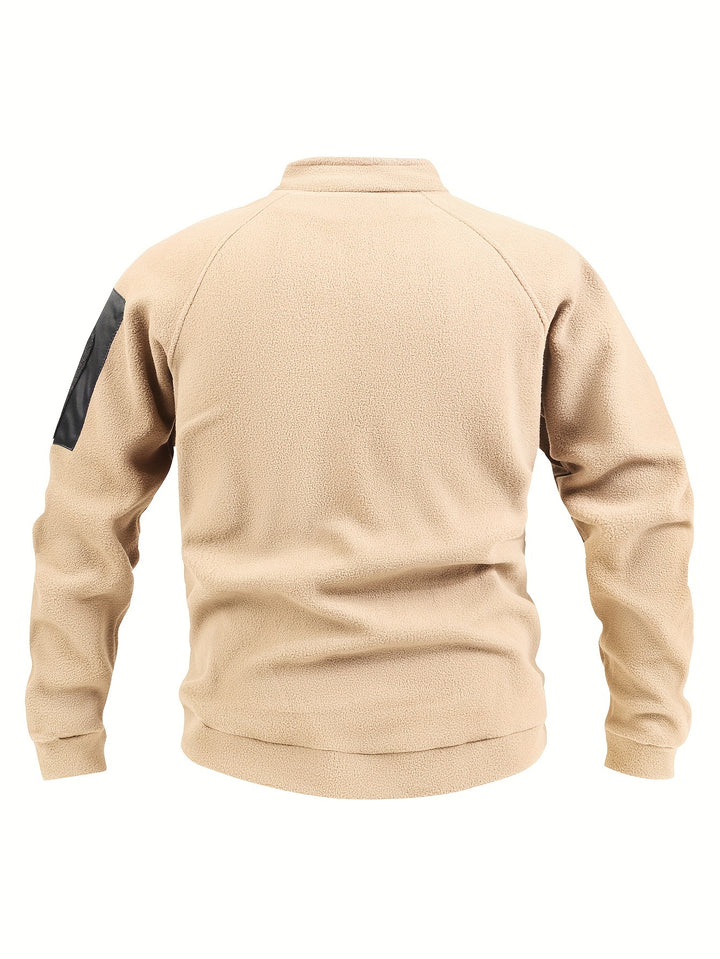 Nolan | Zip-Detail Mock-Neck Pullover