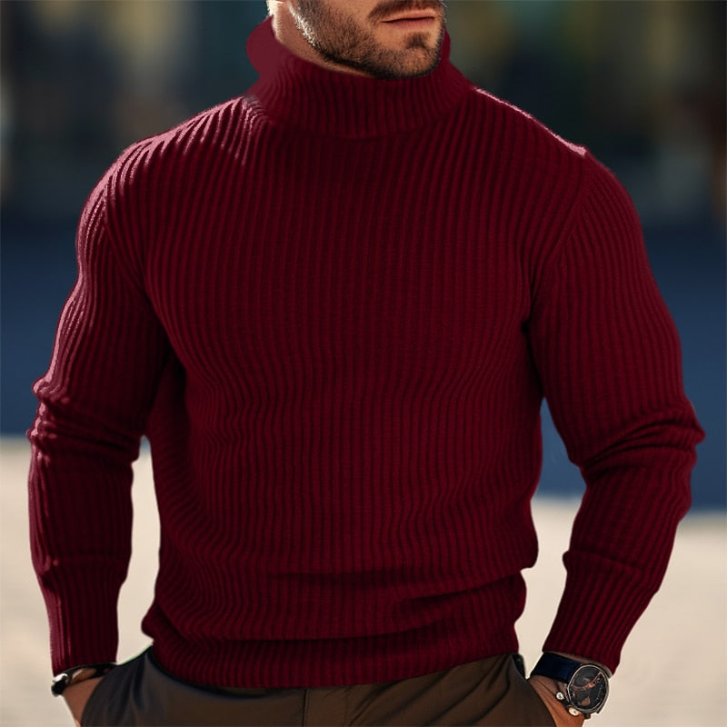 Percy | Ribbed Turtleneck Sweater