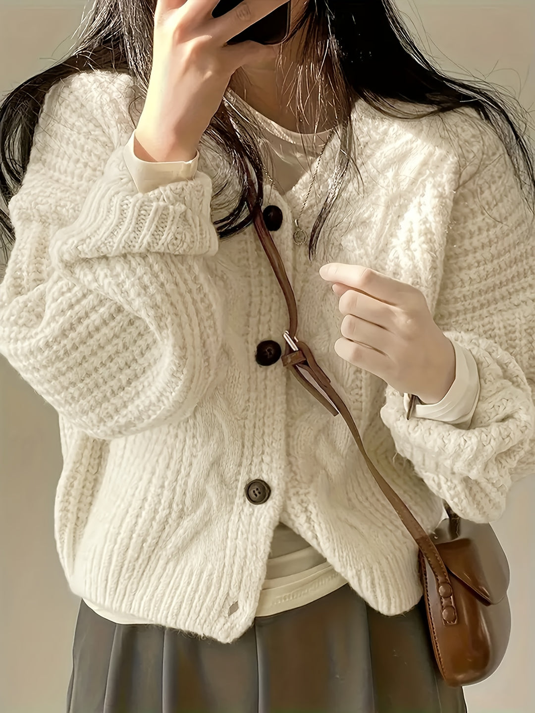 Estella | Chunky Knit Cardigan