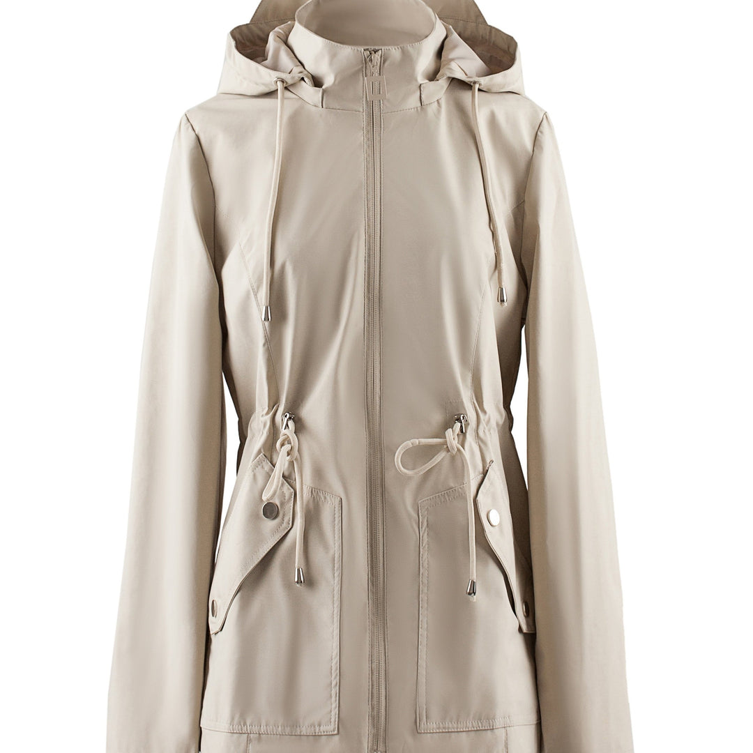 Clara | Hooded Drawstring Jacket