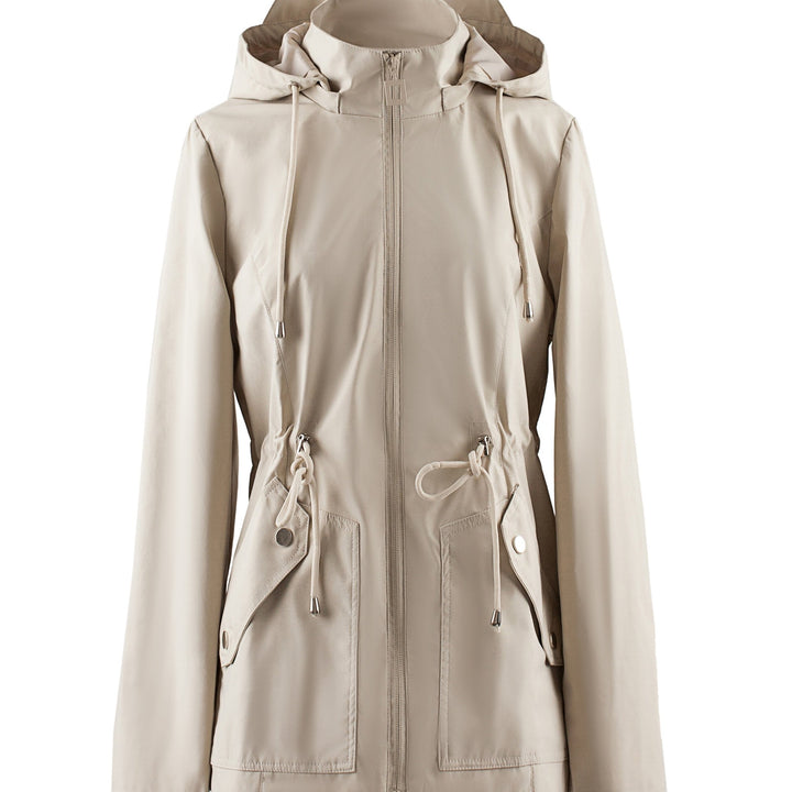 Clara | Hooded Drawstring Jacket