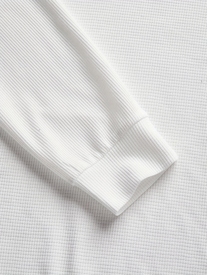 Aaron | Textured Elbow-Patch Pullover