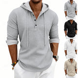 Merrick | Relaxed Hooded Henley Shirt