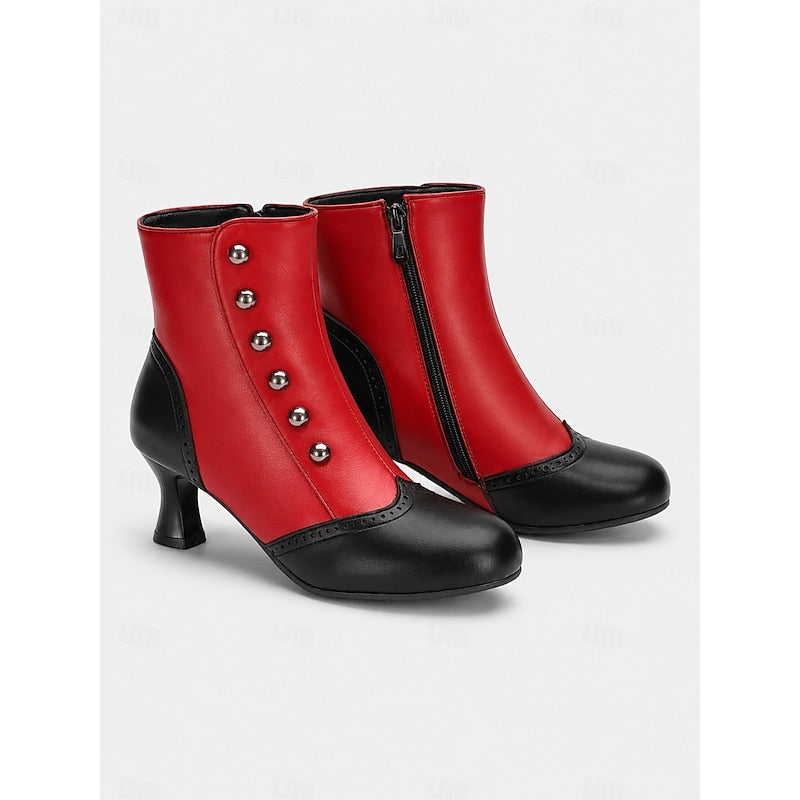 Prudence | Vintage Buttoned Ankle Boots
