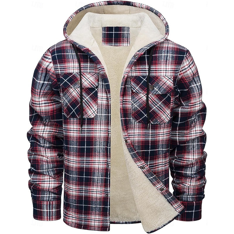 Curtis | Hooded Check Overshirt