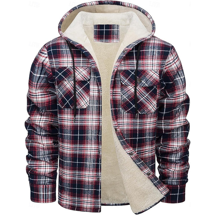 Curtis | Hooded Check Overshirt