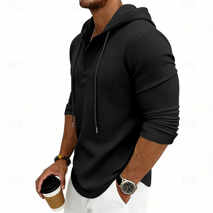 Merrick | Relaxed Hooded Henley Shirt