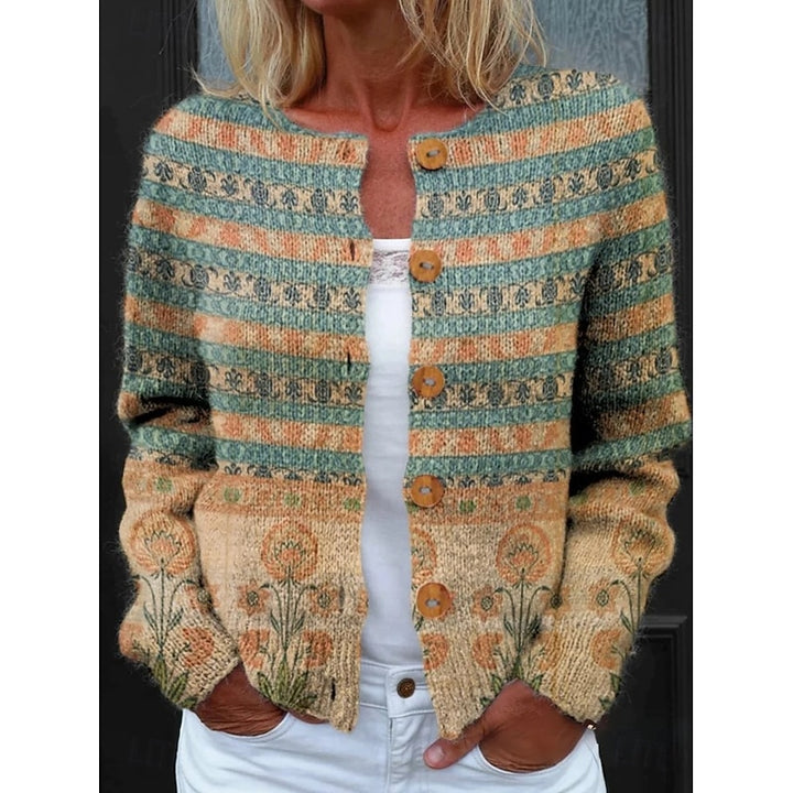 Bridget | Floral Button-Front Cardigan