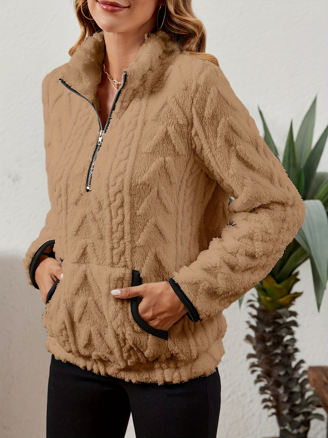 Delilah | Cozy Half-Zip Pullover