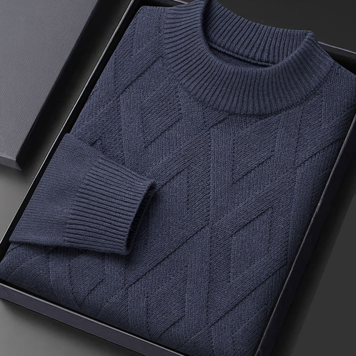 Ellis | Textured Mock-Neck Sweater