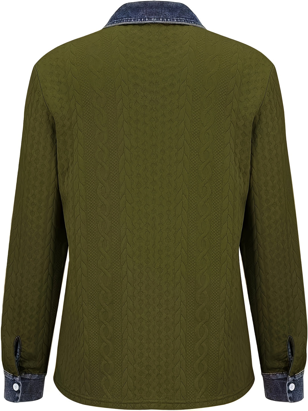 Greta | Textured Button-Up Shirt