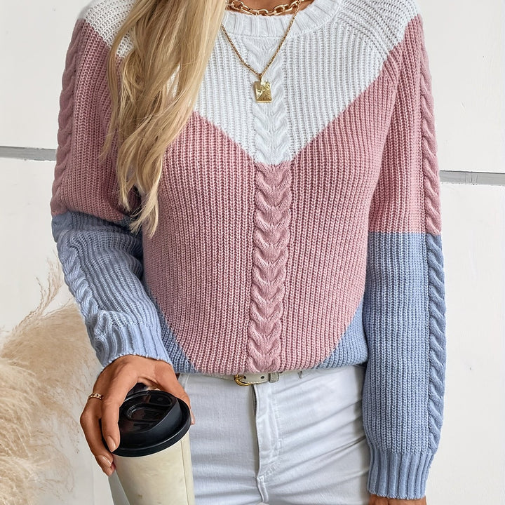 Matilda | Colorblock Knit Sweater