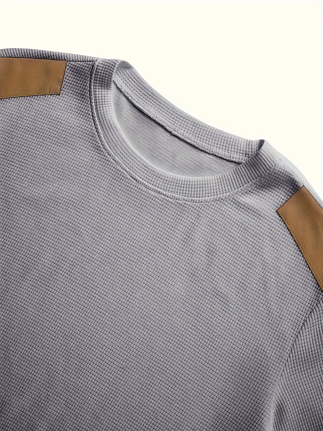 Aaron | Textured Elbow-Patch Pullover