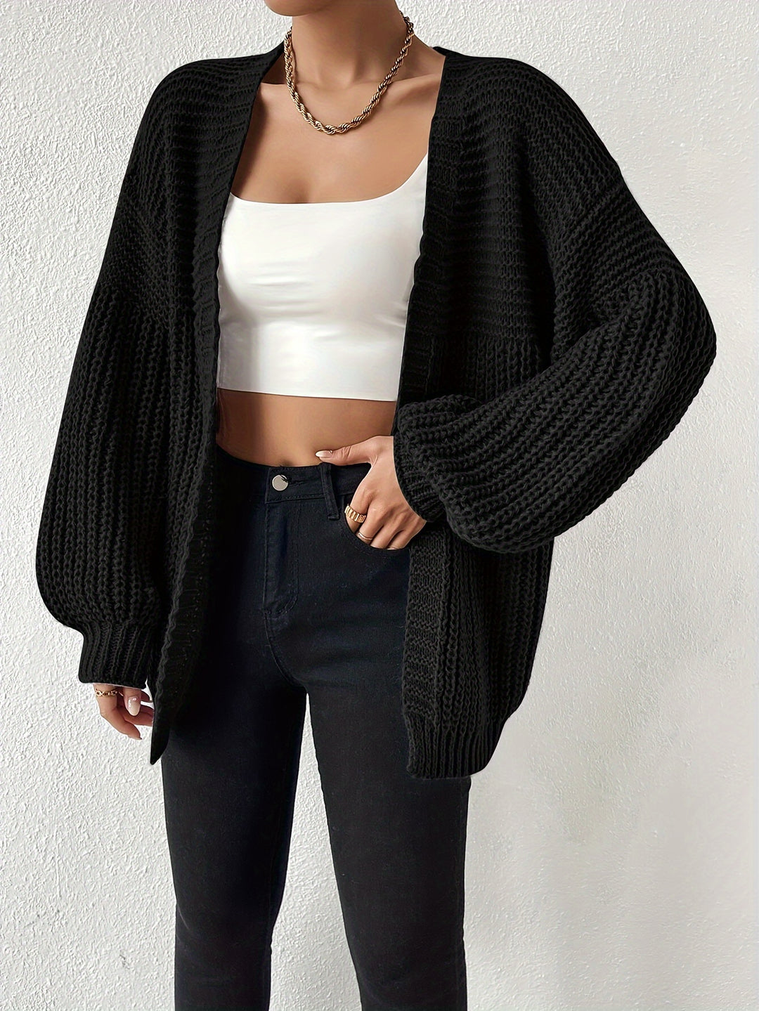 Miranda | Relaxed Chunky-Knit Cardigan