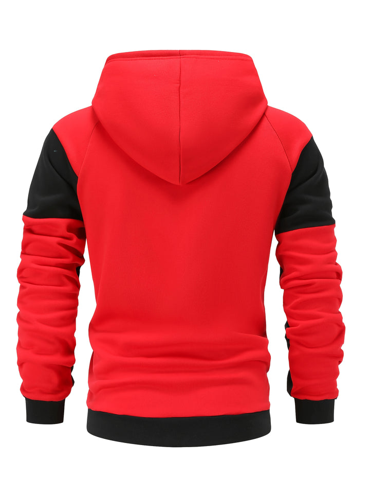 Bryce | Color Block Zip-Up Hooded Jacket