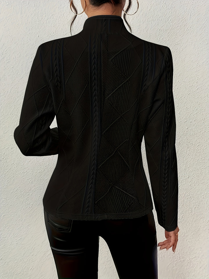 Whitney | Waist-Defining Textured Blazer