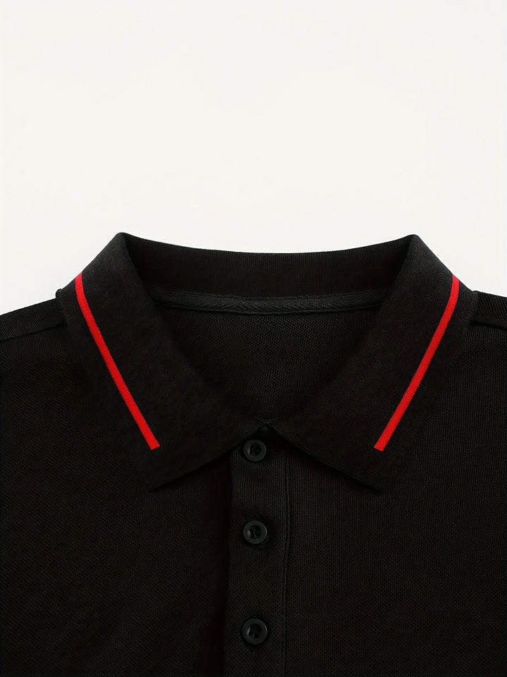 Dalton | Refined Long-Sleeve Polo Shirt