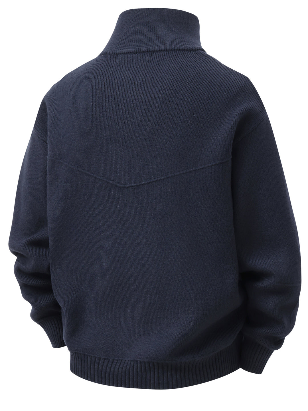 Barnaby | Zip-Front High-Neck Cardigan