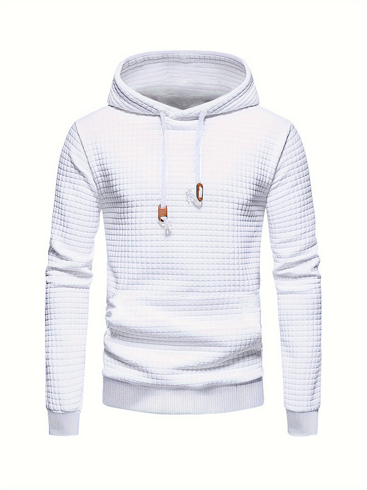 Garrison | Textured Hooded Pullover Hoodie