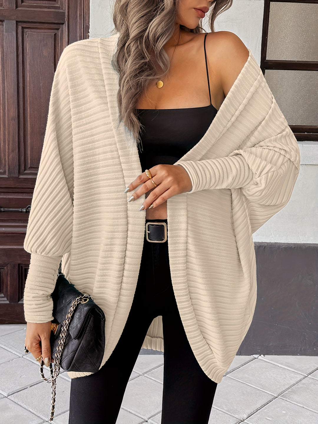 Odette | Relaxed Open-Front Cardigan