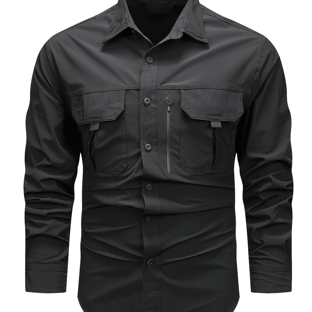Duncan | Rugged Multi-Pocket Cargo Shirt