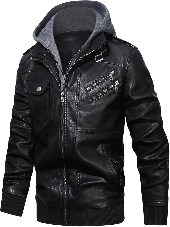 Winston | Hooded Moto Jacket